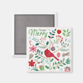 Aimant Joyeux vacances - Joyeux (Recto/Verso)