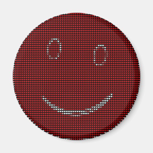 Aimant Joyeux visage (Devant)