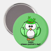 Aimant joyeux whooks patricks jour (Recto/Verso)