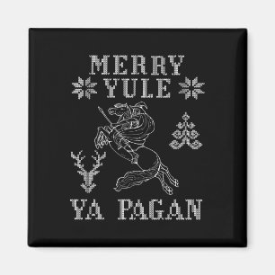 Aimant Joyeux Yule Ya Païen Odin Sur Sleipnir Viking Chri