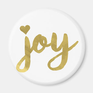 Aimant Joyful Joyful J'ai la joie plein de Joy Gold Art