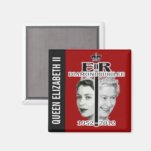 Aimant Jubilé de diamant (Recto/Verso)