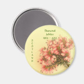 Aimant Jubilé de diamant 1952 - 2012 Écosse (Recto/Verso)