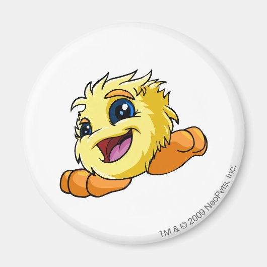 Aimant JubJub jaune (Devant)