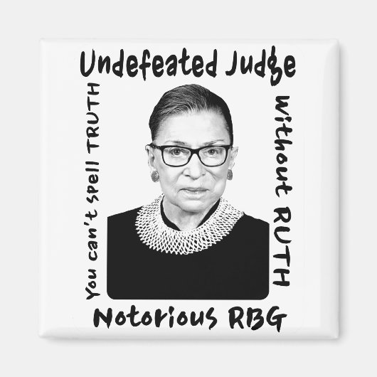 Aimant Juge indéfectible du RBG (Devant)
