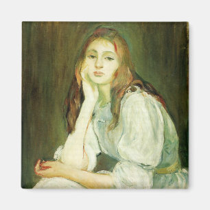Aimant Julie Daydreaming (Belle jeune femme)