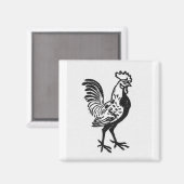 Aimant Julie de Graag Rooster (Recto/Verso)