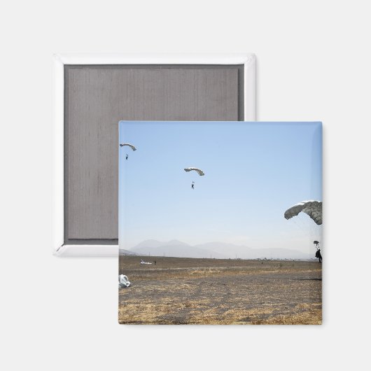 Aimant Jumeaux de parachute libre (Recto/Verso)