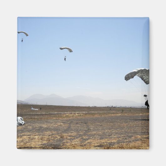 Aimant Jumeaux de parachute libre (Devant)