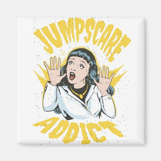 Aimant Jumpscare Addict (Devant)
