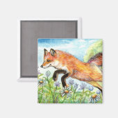 Aimant Jumpy Fox (Recto/Verso)