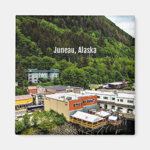 Aimant Juneau, Alaska, photo de la ville