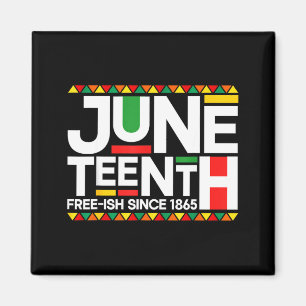Aimant Juneteenth histoire noire américaine liberté afric