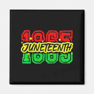 Aimant Juneteenth mois de l'histoire des Noirs 19 juin 18
