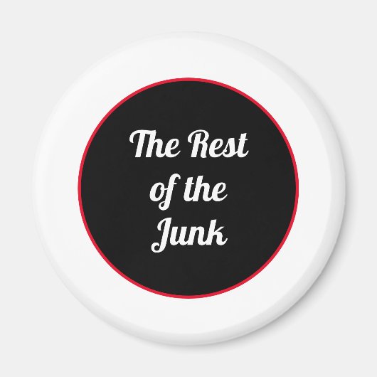 Aimant Junk The Rest of the Junk (Devant)