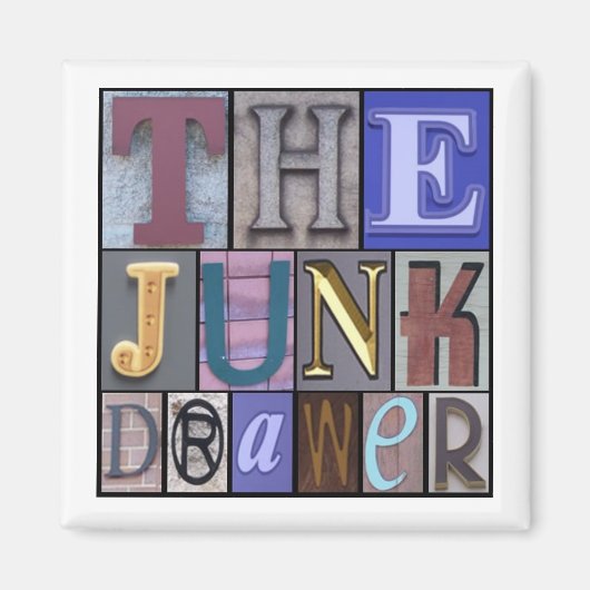 Aimant junkdrawerlogo, JDLogo (Devant)