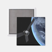 Aimant Juno Spacecraft Pendant Son Vol Sur Terre (Recto/Verso)