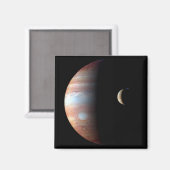 Aimant Jupiter 5ème planète avec système solaire Cassini (Recto/Verso)