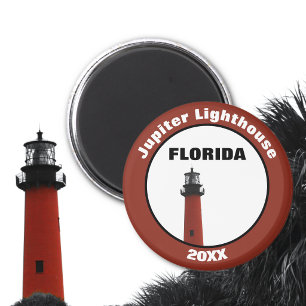 Aimant Jupiter Florida Phare Photographique Rouge
