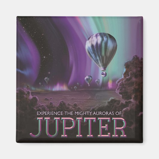 Aimant Jupiter Travel by Hot Air Balloon Bighty Aurora (Devant)