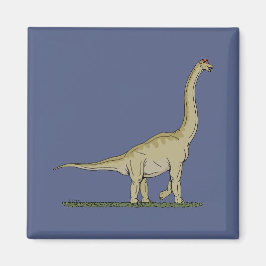 Aimant Jurassique Dinosaure Brachiosaurus (Devant)