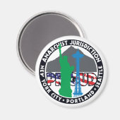 Aimant Juridiction anarchiste fière (Recto/Verso)