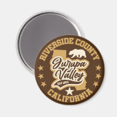 Aimant Jurupa Valley, Californie (Recto/Verso)