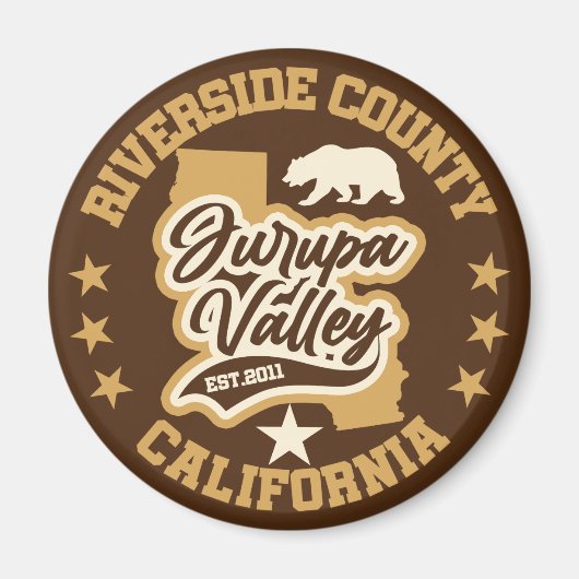 Aimant Jurupa Valley, Californie (Devant)