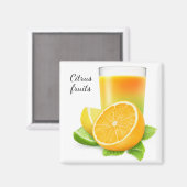 Aimant Jus d'agrumes (Recto/Verso)