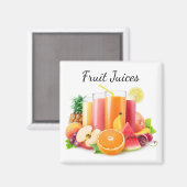 Aimant Jus de fruits frais (Recto/Verso)
