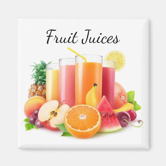 Aimant Jus de fruits frais (Devant)