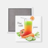 Aimant Jus de légumes mélangés (Recto/Verso)