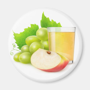 Aimant Jus de raisins et de pommes