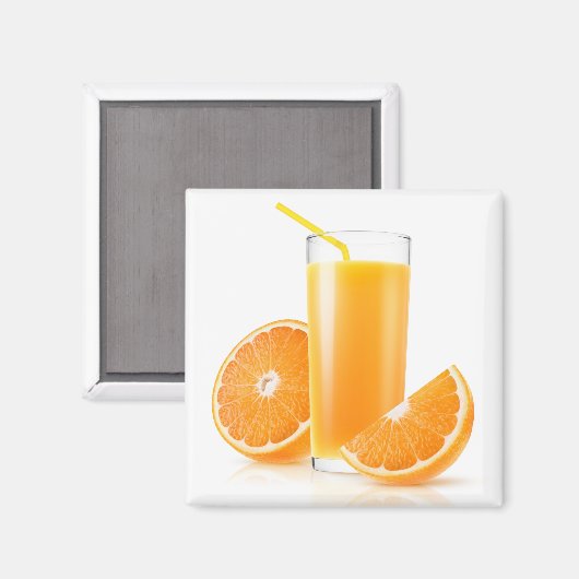 Aimant Jus d'orange (Recto/Verso)