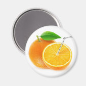 Aimant Jus d'orange naturel (Recto/Verso)
