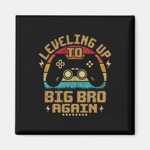 Aimant Jusqu'à Big Bro encore Vintage Gamer Brother