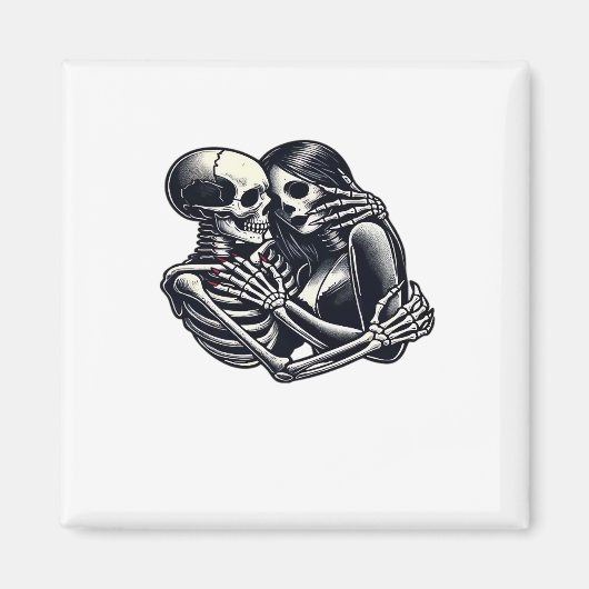 Aimant Jusqu'à ce que la mort nous sépare - Art de couple (Devant)