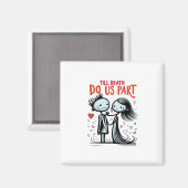 Aimant Jusqu'à ce que la mort nous sépare - Classique (Recto/Verso)