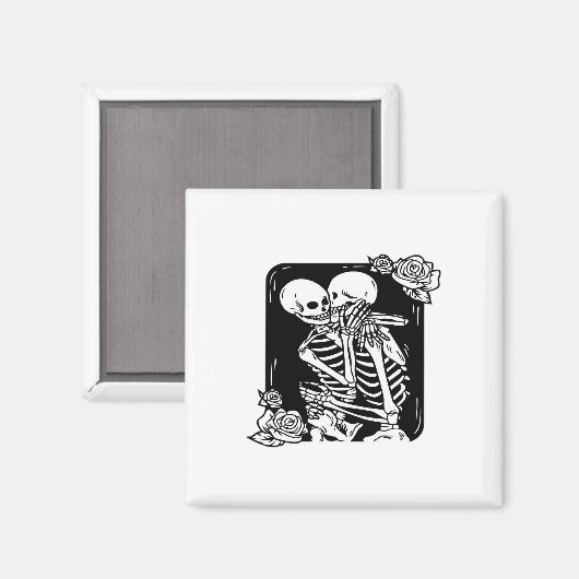 Aimant Jusqu'à ce que la mort nous sépare, design amusant (Recto/Verso)