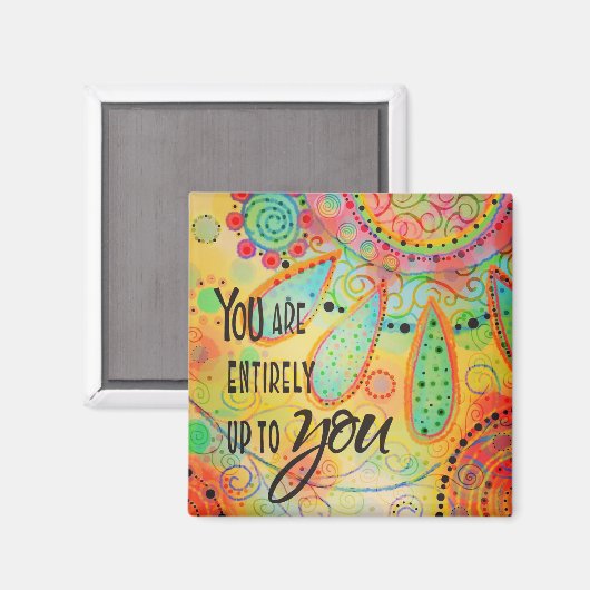 Aimant Jusqu'à vous inspirant (Recto/Verso)