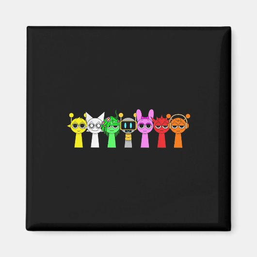 Aimant Just A Boy Who Loves Sprunky Funny Sprunky Game  (Devant)