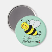 Aimant Juste Avoir Awesome Bumble Bee (Recto/Verso)