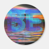 Aimant JUSTE ÊTRE Cité Cadeaux de pleine conscience pour  (Devant)