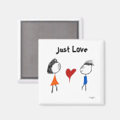 Aimant Juste l'amour (Recto/Verso)