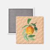 Aimant Juste Ppêche Fruit de Pêche (Recto/Verso)
