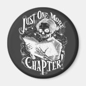 Aimant Juste un autre chapitre Skeleton Reader amusant (Devant)