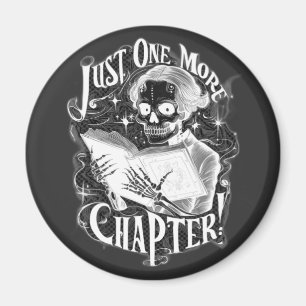 Aimant Juste un autre chapitre Skeleton Reader amusant
