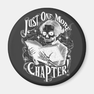 Aimant Juste un autre chapitre Skeleton Reader amusant