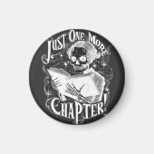 Aimant Juste un autre chapitre Skeleton Reader amusant (Devant)