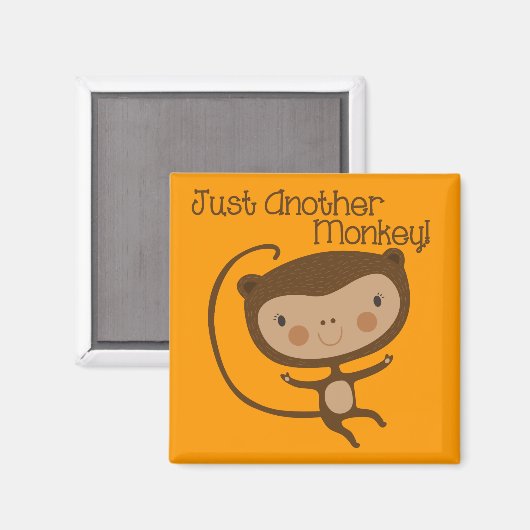 Aimant Juste un autre singe (Recto/Verso)